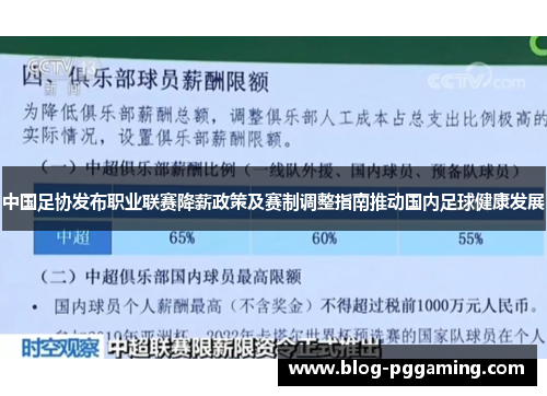 中国足协发布职业联赛降薪政策及赛制调整指南推动国内足球健康发展 中国足协发布职业联赛降薪政策及赛制调整指南推动国内足球健康发展